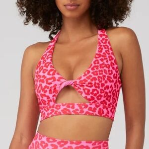 Beach Riot Twist Top - Love Leopard - Small